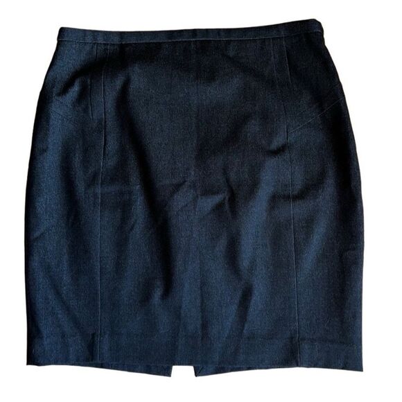 Express Design Studio Women's Charcoal Grey A Line Pencil Skirt - Size 12 - Picture 1 of 4
